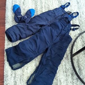 GAP Kids Blue Snow Bibs